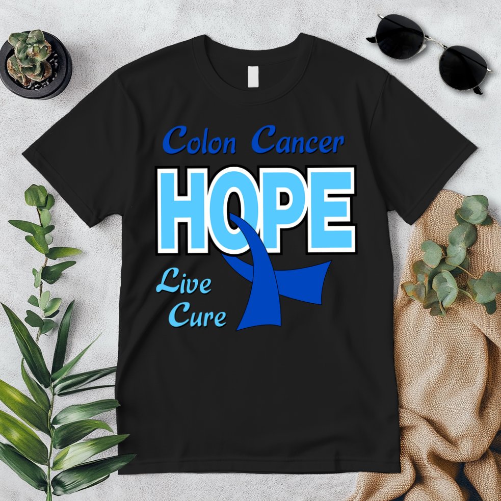 Colon Cancer Hope Live Cure Premium T-Shirt