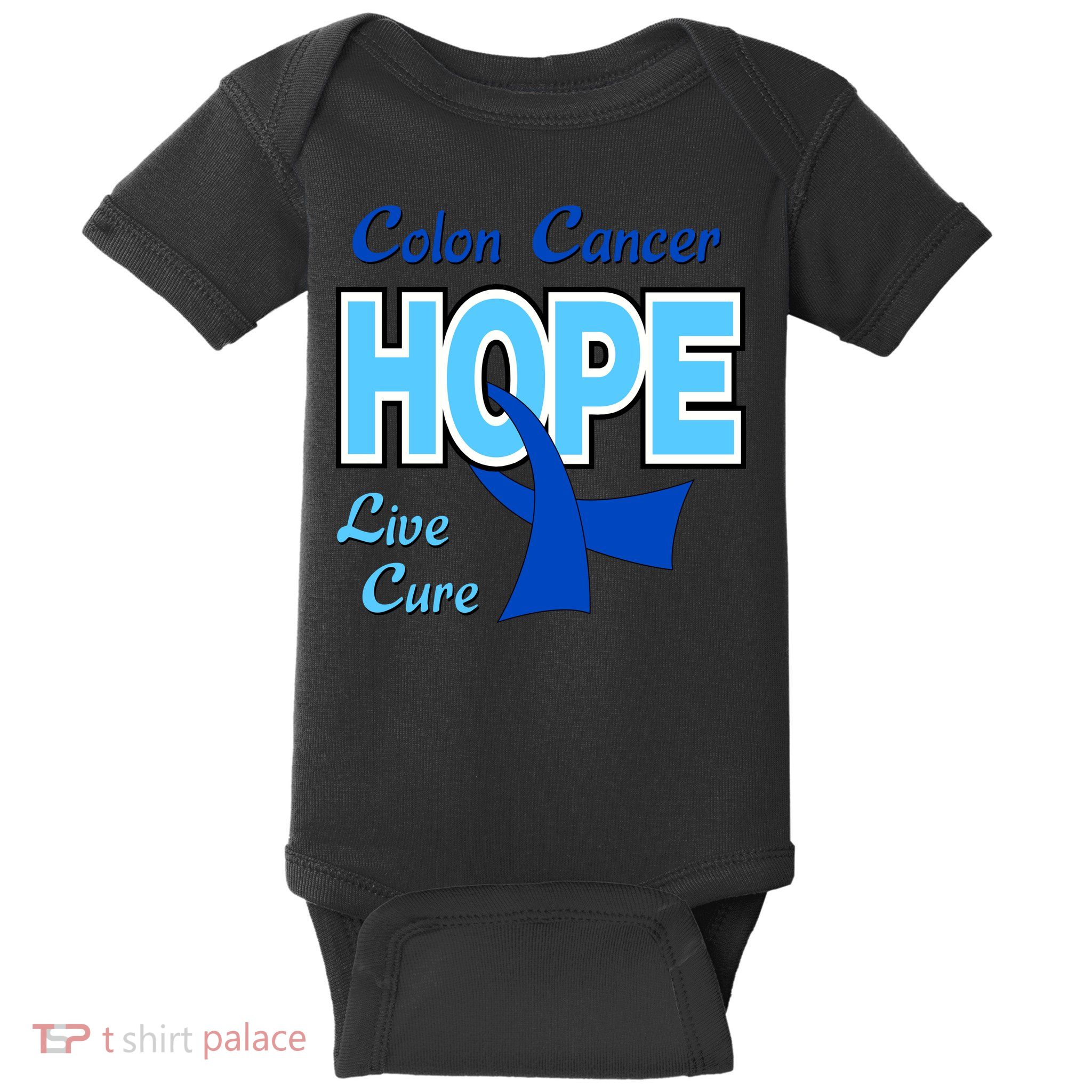Colon Cancer Hope Live Cure Baby Bodysuit