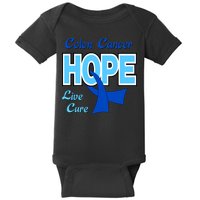 Colon Cancer Hope Live Cure Baby Bodysuit