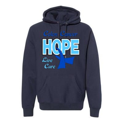 Colon Cancer Hope Live Cure Premium Hoodie