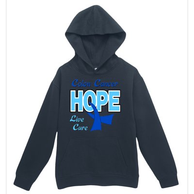 Colon Cancer Hope Live Cure Urban Pullover Hoodie