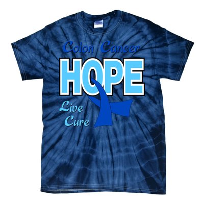 Colon Cancer Hope Live Cure Tie-Dye T-Shirt