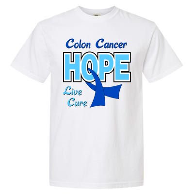 Colon Cancer Hope Live Cure Garment-Dyed Heavyweight T-Shirt