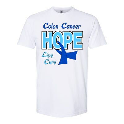 Colon Cancer Hope Live Cure Softstyle CVC T-Shirt