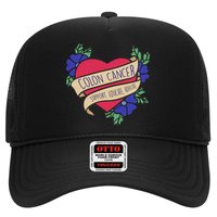 Colon Cancer Support Educate Advocate Trucker Hat