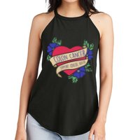 Colon Cancer Support Educate Advocate Women's Perfect Tri Rocker Tank