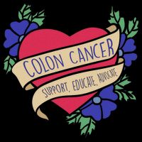 Colon Cancer Support Educate Advocate Women's Perfect Tri Rocker Tank