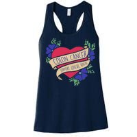 Colon Cancer Support Educate Advocate Women's Racerback Tank