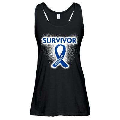 Colon Cancer Survivor Ladies Essential Flowy Tank