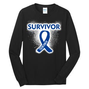 Colon Cancer Survivor Tall Long Sleeve T-Shirt