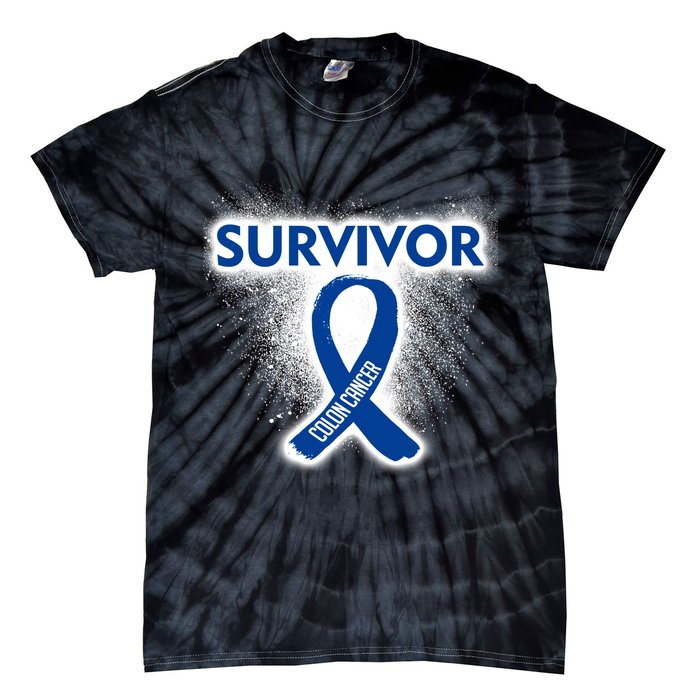 Colon Cancer Survivor Tie-Dye T-Shirt