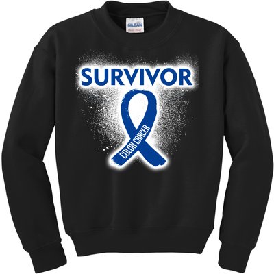 Colon Cancer Survivor Kids Sweatshirt