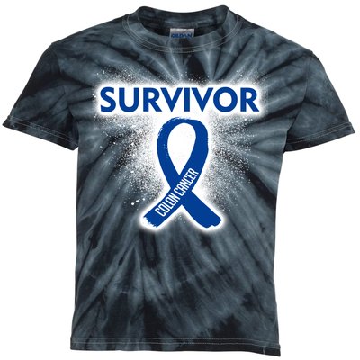 Colon Cancer Survivor Kids Tie-Dye T-Shirt