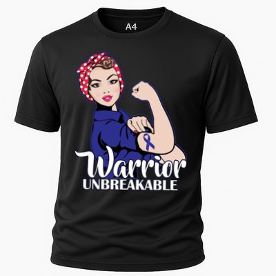Colon Cancer Unbreakable Warrior Performance Shirt