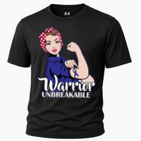 Colon Cancer Unbreakable Warrior Cooling Performance Crew T-Shirt