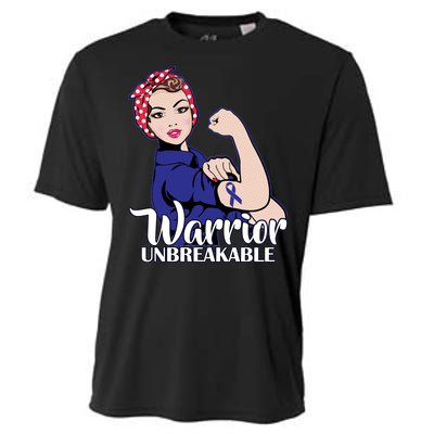 Colon Cancer Unbreakable Warrior Cooling Performance Crew T-Shirt