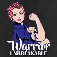 Colon Cancer Unbreakable Warrior 11oz C Handle Ceramic Mug