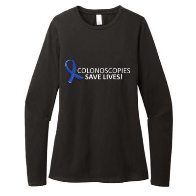 Colonoscopies Save Lives Colon Cancer Awareness Womens CVC Long Sleeve Shirt