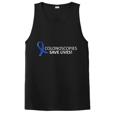Colonoscopies Save Lives Colon Cancer Awareness PosiCharge Competitor Tank