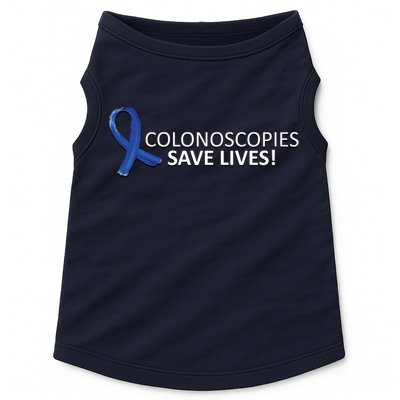 Colonoscopies Save Lives Colon Cancer Awareness Doggie Tank