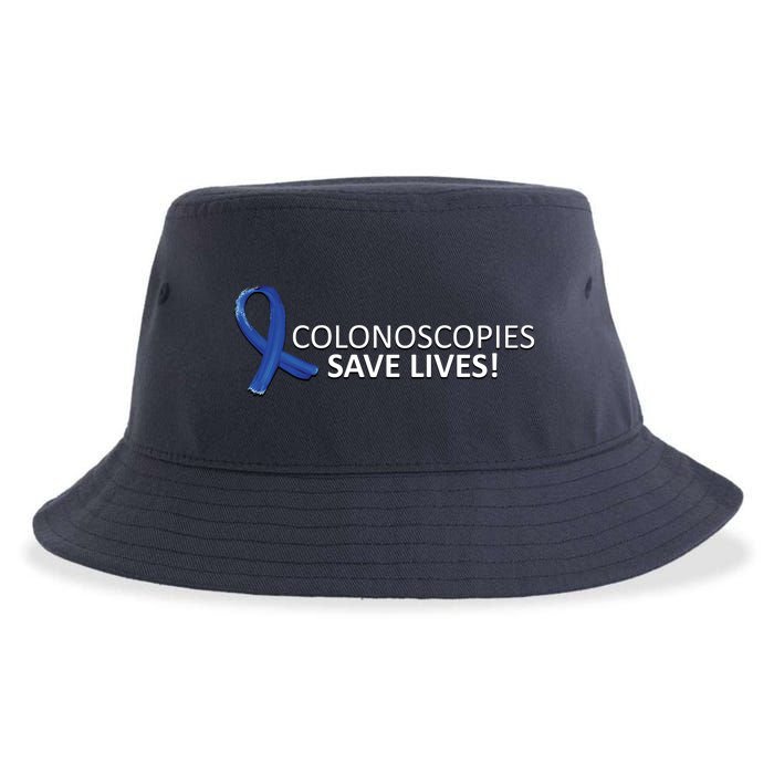 Colonoscopies Save Lives Colon Cancer Awareness Sustainable Bucket Hat