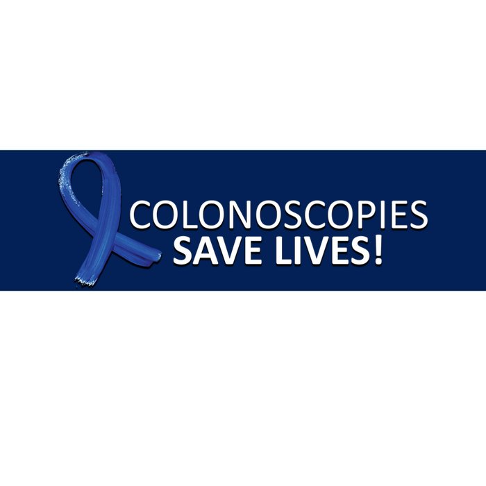 Colonoscopies Save Lives Colon Cancer Awareness Bumper Sticker