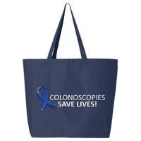 Colonoscopies Save Lives Colon Cancer Awareness 25L Jumbo Tote