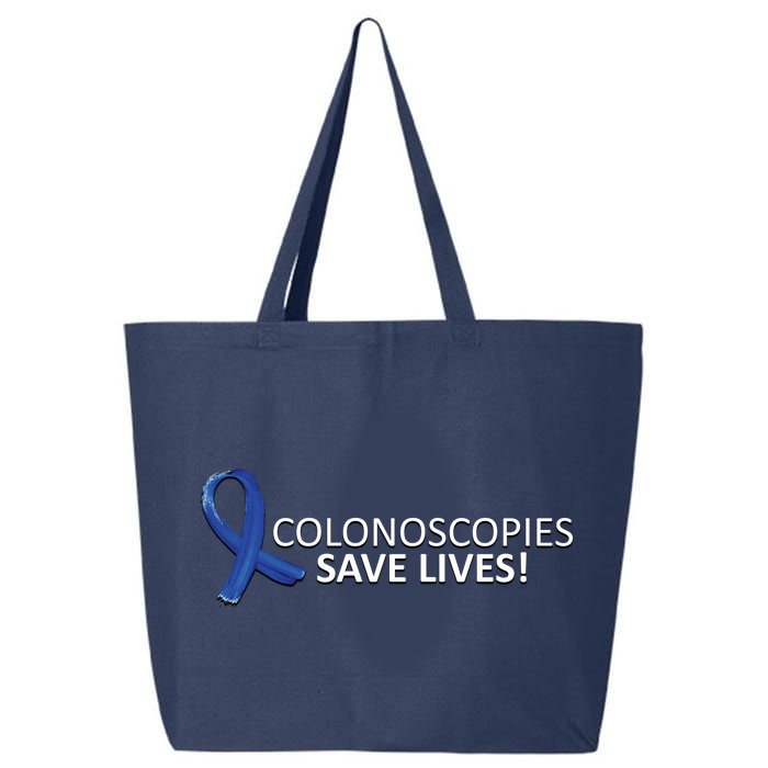 Colonoscopies Save Lives Colon Cancer Awareness 25L Jumbo Tote