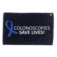 Colonoscopies Save Lives Colon Cancer Awareness Grommeted Golf Towel