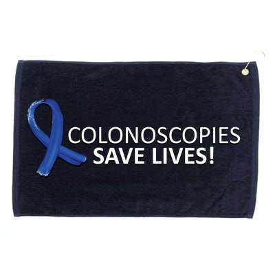 Colonoscopies Save Lives Colon Cancer Awareness Grommeted Golf Towel