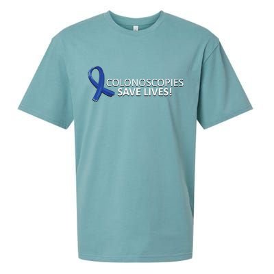 Colonoscopies Save Lives Colon Cancer Awareness Sueded Cloud Jersey T-Shirt