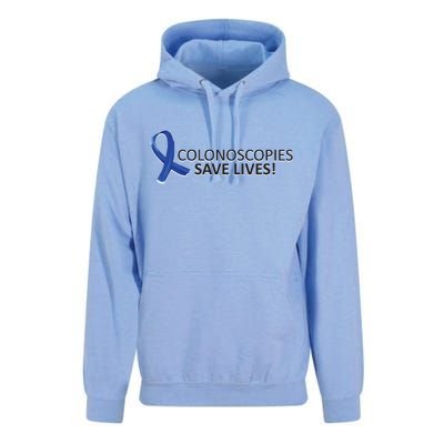 Colonoscopies Save Lives Colon Cancer Awareness Unisex Surf Hoodie