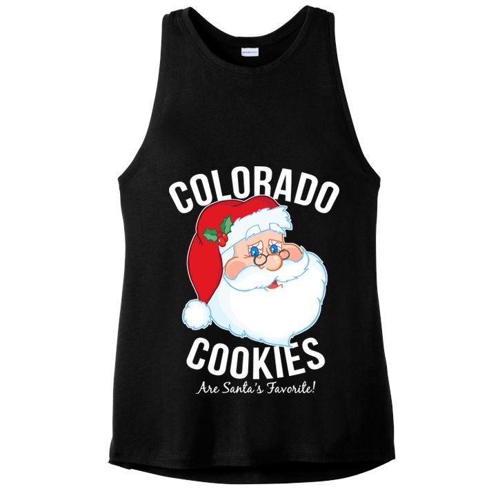 Colorado Cookies Are Santa's Favorite Ladies PosiCharge Tri-Blend Wicking Tank