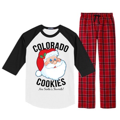 Colorado Cookies Are Santa's Favorite Raglan Sleeve Pajama Set