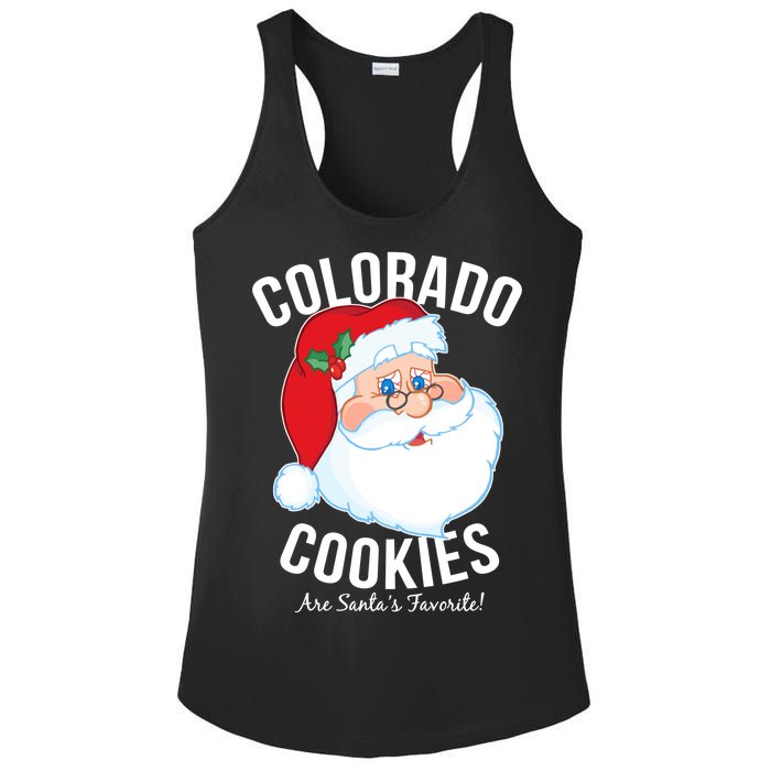 Colorado Cookies Are Santa's Favorite Ladies PosiCharge Competitor Racerback Tank