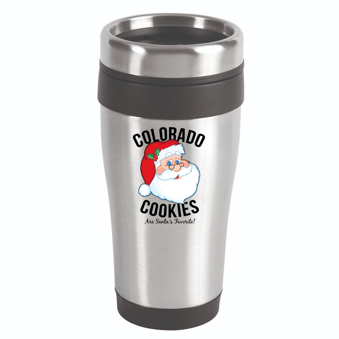 Colorado Cookies Are Santa's Favorite 16oz Travel Tumbler