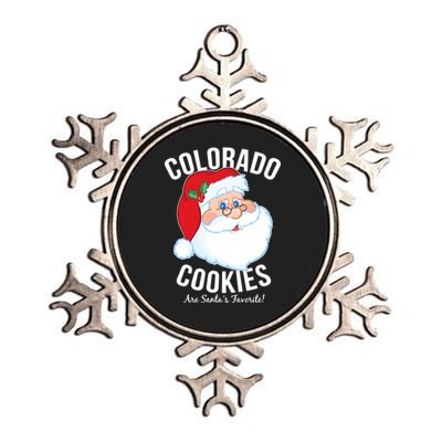 Colorado Cookies Are Santa's Favorite Metallic Star Ornament