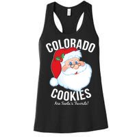 Colorado Cookies Are Santa's Favorite Women's Racerback Tank