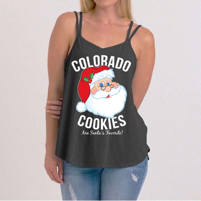 Colorado Cookies Are Santa's Favorite Women's Strappy Tank