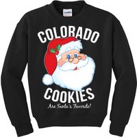 Colorado Cookies Are Santa's Favorite Kids Sweatshirt