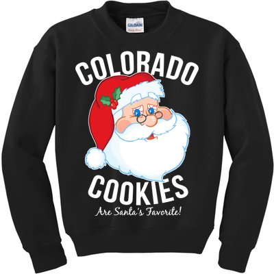 Colorado Cookies Are Santa's Favorite Kids Sweatshirt