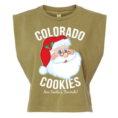 Colorado Cookies Are Santa's Favorite Garment-Dyed Women's Muscle Tee