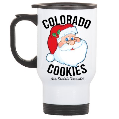 Colorado Cookies Are Santa's Favorite Stainless Steel Travel Mug