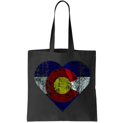 Colorado Flag Heart Bag