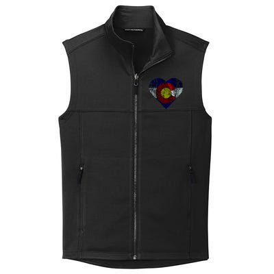 Colorado Flag Heart Collective Smooth Fleece Vest