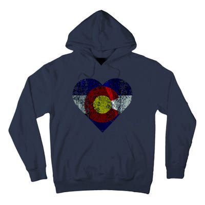 Colorado Flag Heart Tall Hoodie