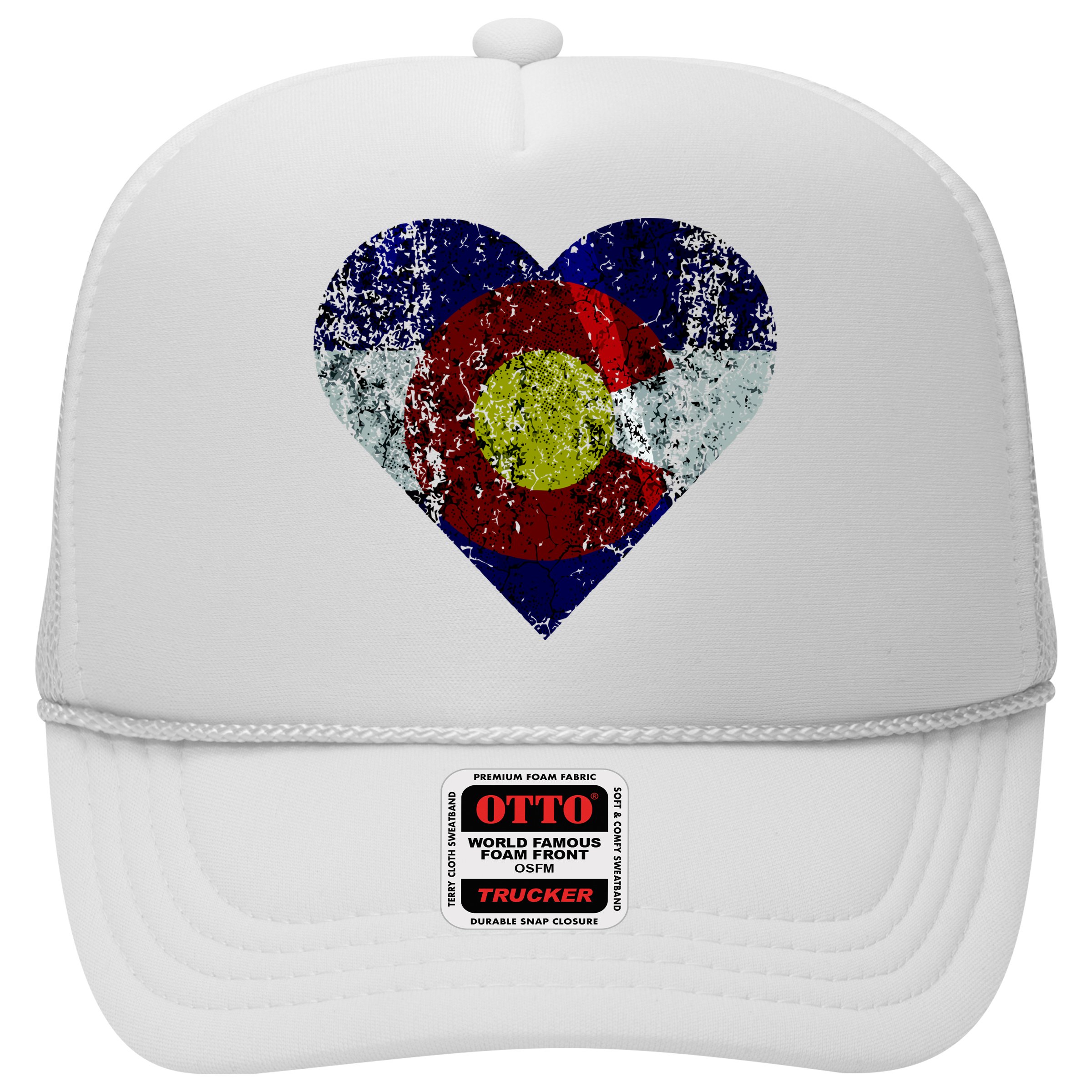 Colorado Flag Heart Hat