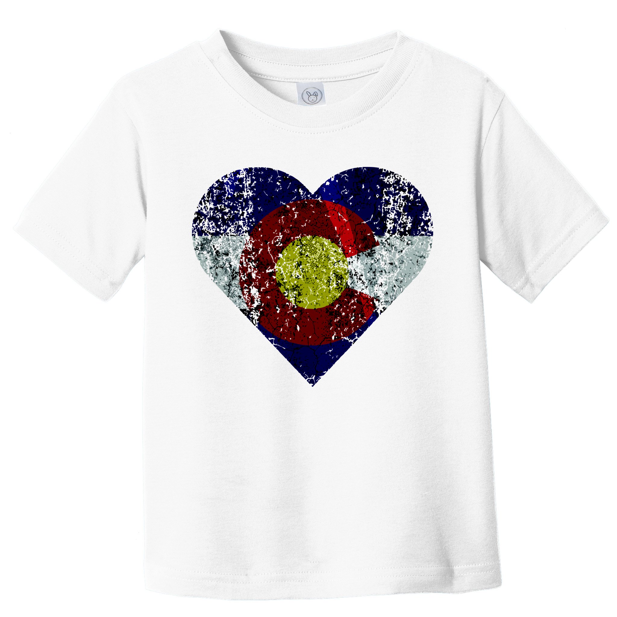Colorado Flag Heart Toddler T-Shirt
