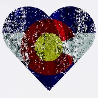 Colorado Flag Heart Toddler T-Shirt