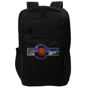 Colorado Flag Retro Mountains Wilderness Impact Tech Backpack